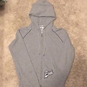 Victoria Secret Pink full zip up hoodie